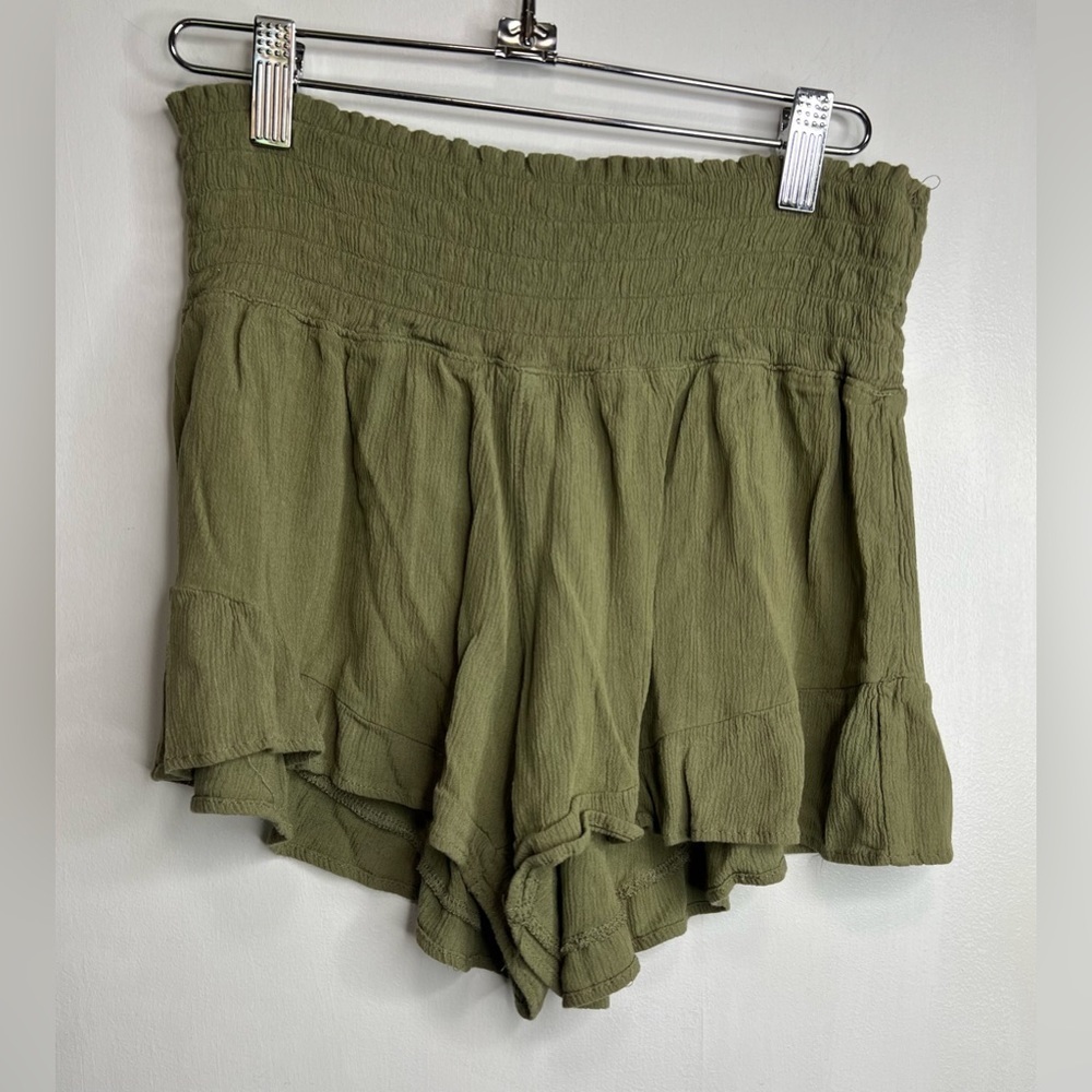 Rewash Army Green Shorts